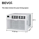 Bevoi BEV08WiNCC 8,000 BTU EasyCool Window Air Conditioner with Remote 115V 15A in White