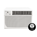 Bevoi BEV08WiNMIDHF 8,000 BTU Window Air Conditioner with Supplemental Heat 115V 15A in White4V