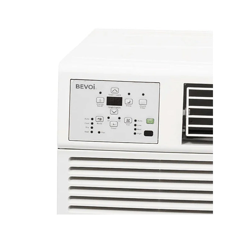 Bevoi BEV10WiNMiD 10,000 BTU EasyCool Window Air Conditioner with Remote 115V 15A in White