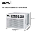 Bevoi BEV12WiNCC 12,000 BTU EasyCool Window Air Conditioner with Remote 115V 15A in White