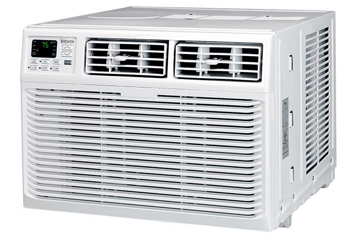 Bevoi BEV12WiNHF 12,000 BTU Window Air Conditioner with Heat 220V 20A in White