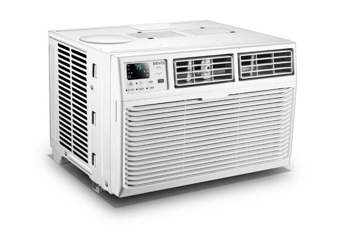 Bevoi BEV15WiNCC 15,000 BTU EasyCool Window Air Conditioner with Remote 115V 15A in White