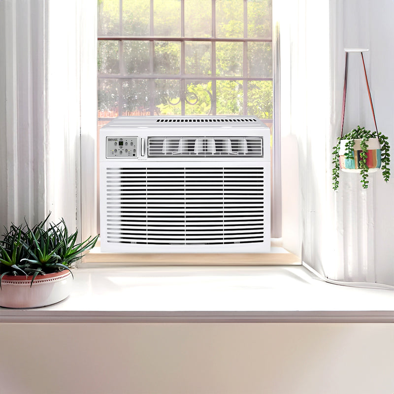 Bevoi BEV15WiNMiD 15,000 BTU EasyCool Window Air Conditioner with Remote 115V 15A in White