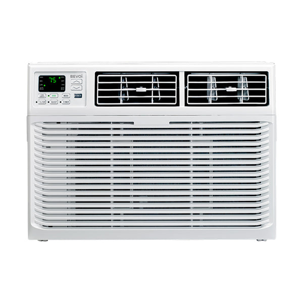 Bevoi BEV15WiNMiD 15,000 BTU EasyCool Window Air Conditioner with Remote 115V 15A in White
