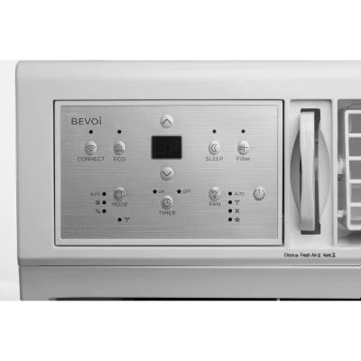 Bevoi BEV18WiNMiD 18,000 BTU Window Air Conditioner with Remote Control 230V 15A in White