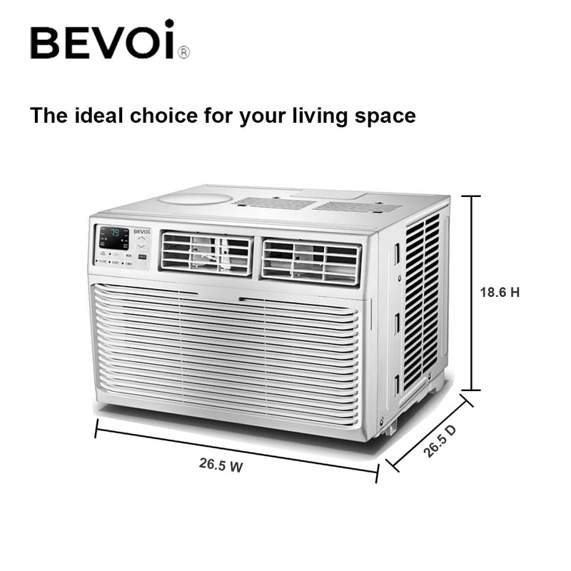 Bevoi BEV25WiNCC 25,000 BTU Window Air Conditioner 230V 20A in White