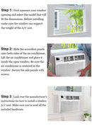 Bevoi BEV25WiNCC 25,000 BTU Window Air Conditioner 230V 20A in White