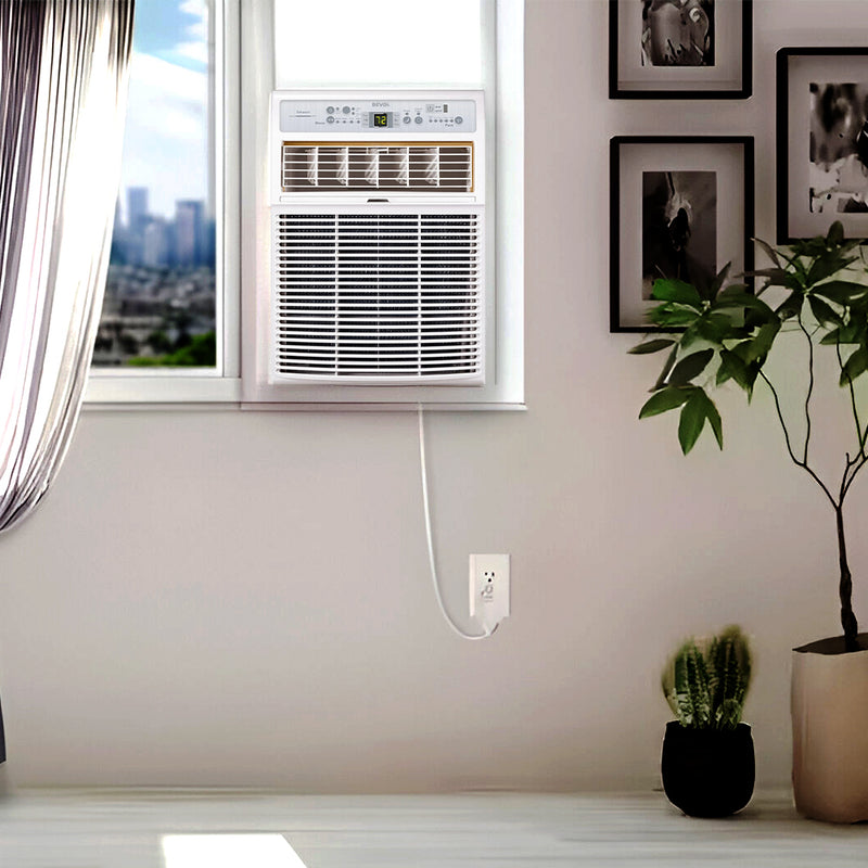 Bevoi BEVCCW10C 10,000 BTU Casement Air Conditioner 115V 15A in White