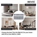 Bevoi BEVTTW1022C 10,000 BTU Through The Wall Air Conditioner Cool Only 220V 15A in White