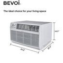 Bevoi BEVTTW121C 12,000 BTU Through The Wall Air Conditioner Cool Only 115V 15A in White