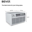 Bevoi BEVTTW122C 12,000 BTU Through The Wall Air Conditioner Cool Only 230V 15A  in White