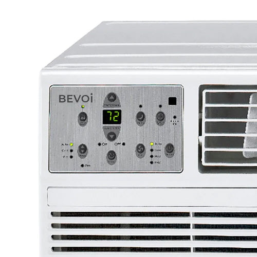Bevoi BEVTTW122H 12,000 BTU Through The Wall Air Conditioner Heat and Cool 230V 20A in White
