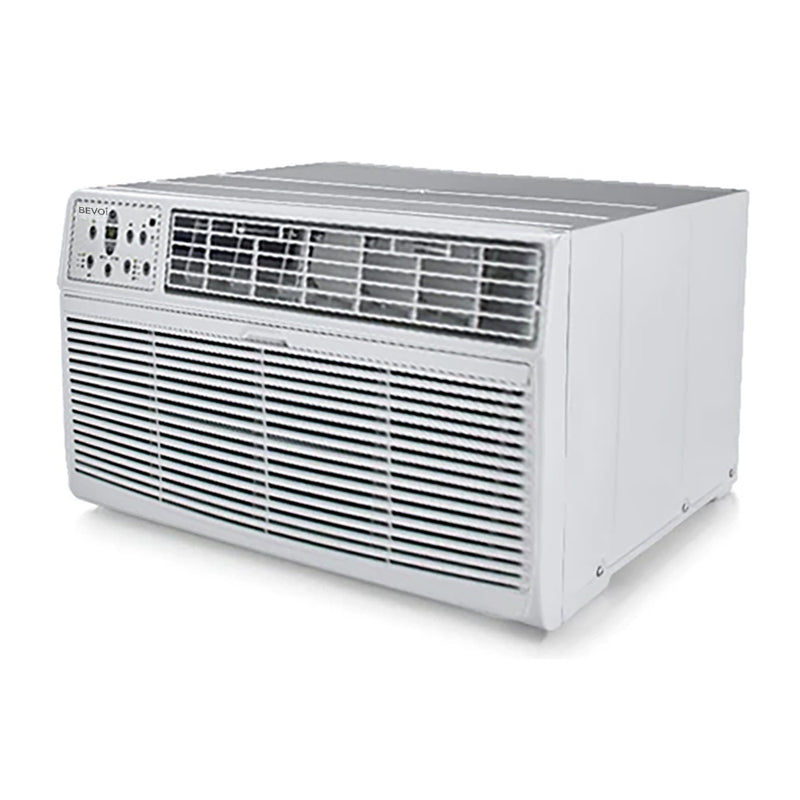 Bevoi BEVTTW122H 12,000 BTU Through The Wall Air Conditioner Heat and Cool 230V 20A in White