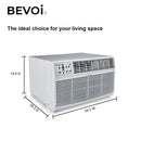 Bevoi BEVTTW142C 14,000 BTU Through The Wall Air Conditioner Cool Only 220V 15A in White