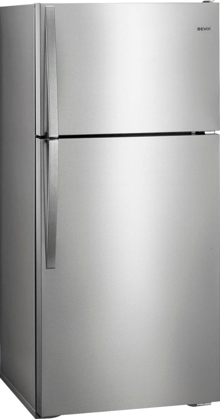 Bevoi BVIREF14SS 14.3 cubic Ft. Top-Freezer Refrigerator in Stainless Steel