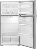 Bevoi BVIREF14SS 14.3 cubic Ft. Top-Freezer Refrigerator in Stainless Steel