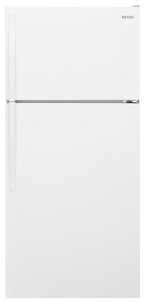 Bevoi BVIREF14W 14.3 cubic Ft. Top-Freezer Refrigerator in White