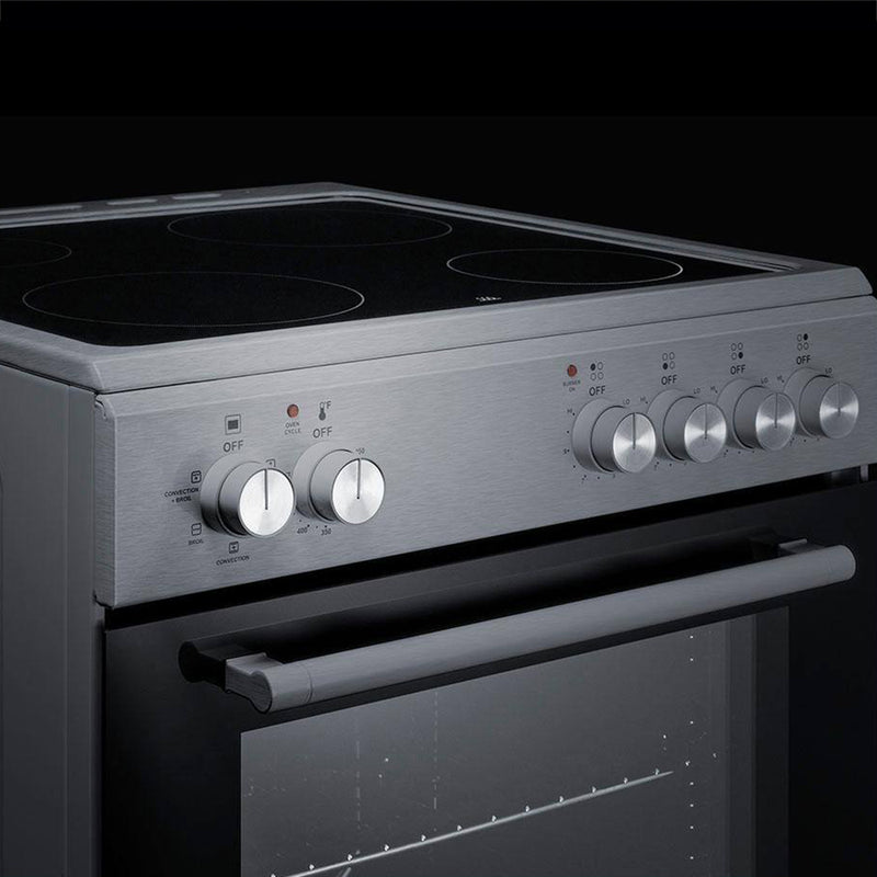 Bevoi LCBEVRG20EEESS 20 inch 4 Element Slide-in Electric Range with Convection in Stainless Steel