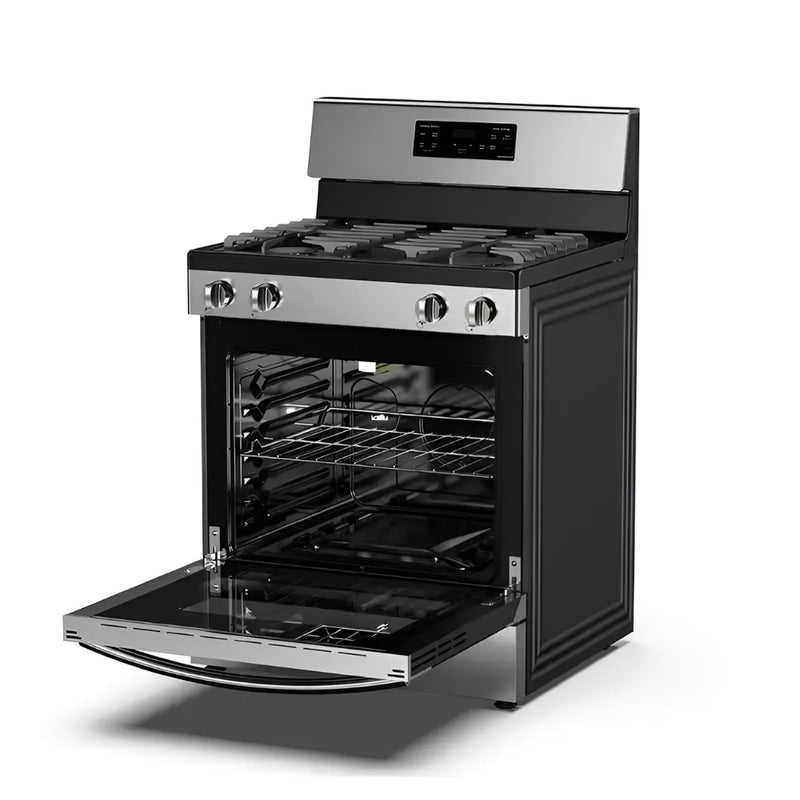 Bevoi BSPGG3003SS 30 inch Freestanding Rear Control OPP Gas Range in S