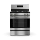 Bevoi BSPGG3003SS 30 inch Freestanding Rear Control OPP Gas Range in Stainless Steel