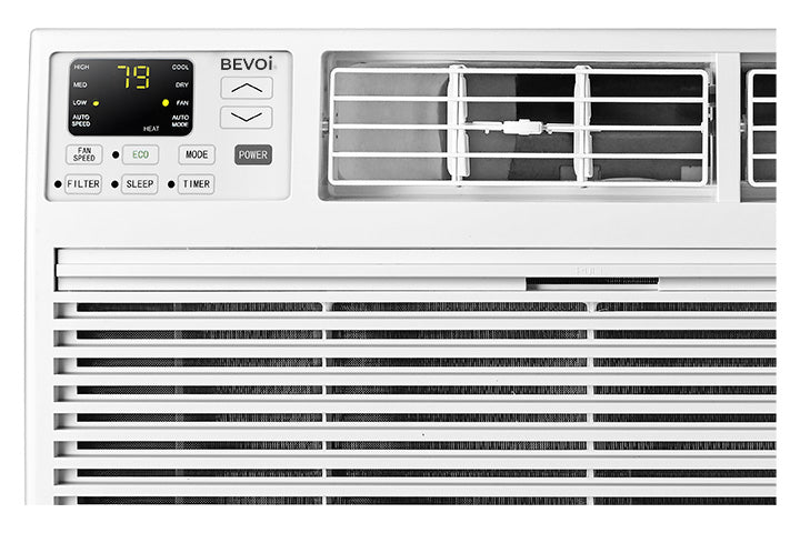 Bevoi TBEVTTW081C 8,000 BTU Through The Wall Air Conditioner Cool Only 115V 15A in White