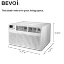 Bevoi TBEVTTW1022C 10,000 BTU Through The Wall Air Conditioner Cool Only 220V in White