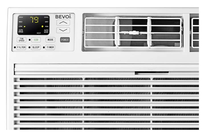 Bevoi TBEVTTW122C 12,000 BTU Through The Wall Air Conditioner Cool Only 220V in White