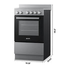 Bevoi TLCBVRE20ES 20 inch 4 Element Slide-in Electric Range n in Stainless Steel