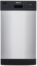 Bevoi DDV18BEVSS 18" Built-In Dishwasher in Stainless Steel