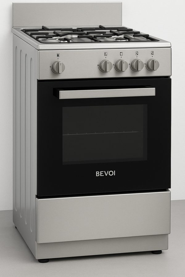 Bevoi BBVGG20SS 2.1 cubic Ft. Freestanding Gas Range in Stainless Steel