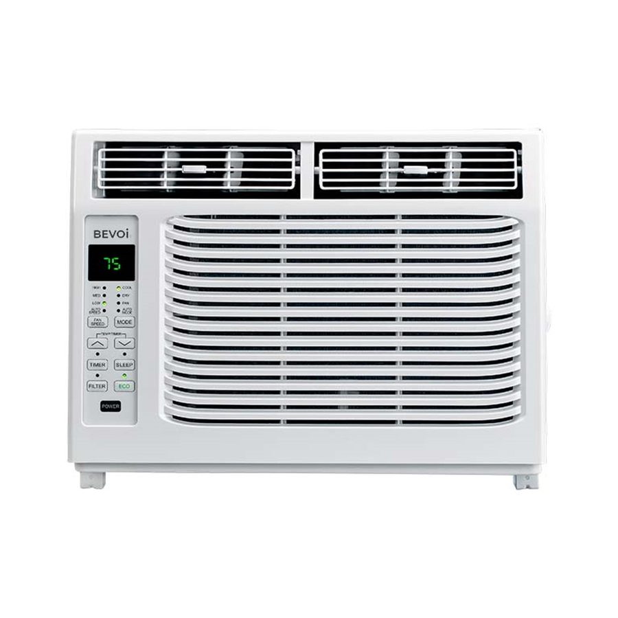 Bevoi BEV06WiNCC 6,000 BTU EasyCool Window Air Conditioner with Remote 115V 15A in White