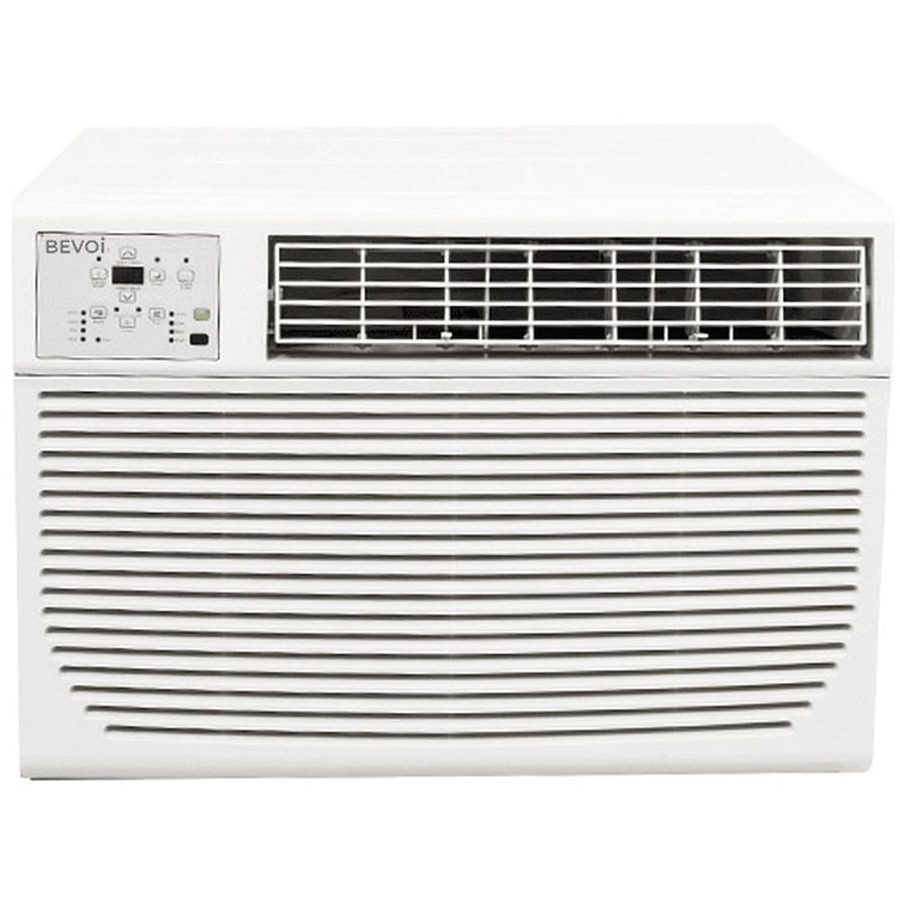 Bevoi BEV12WiNMIDHF 12,000 BTU Window Air Conditioner with Supplemental Heat 230V 20A in White