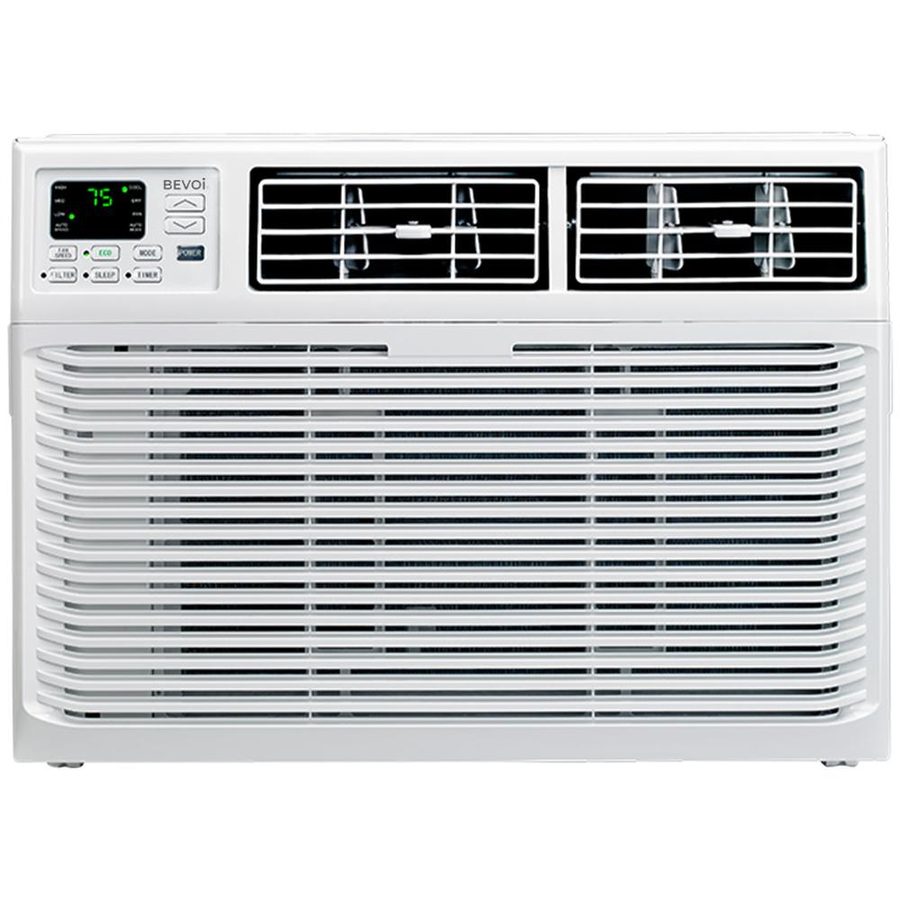 Bevoi BEV15WiNMiD 15,000 BTU EasyCool Window Air Conditioner with Remote 115V 15A in White