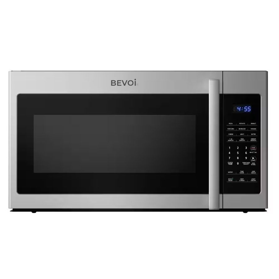 Bevoi BEVMCOTR30CNVCSS 1.7 cubic Ft. Over-the-Range Microwave Oven in Stainless Steel