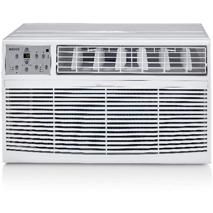 Bevoi BEVTTW142HF 14,000 BTU Through The Wall Air Conditioner Heat and Cool 230V 20A in White