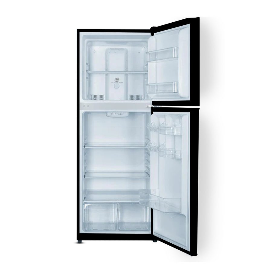 Bevoi BVIREF1024BB 10.1 cubic Ft. Freestanding Top Freezer Refrigerator in Black