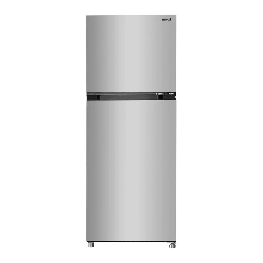 Bevoi BVIREF10SS 10 cubic Ft. Top Freezer Refrigerator in Stainless Steel