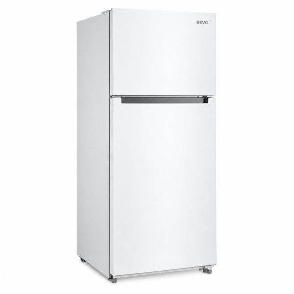 Bevoi 18 cu. ft. Top Freezer Refrigerator in White BVIREF18NHWW
