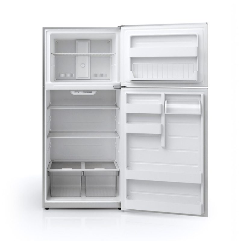 Bevoi BVIREF18SS 18 cubic Ft. Top Freezer Refrigerator in Stainless Steel