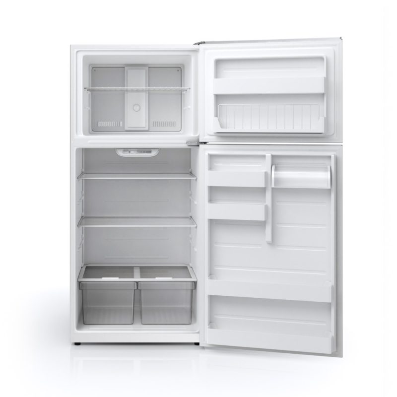 Bevoi BVIREF18W 18 cubic Ft. Top Freezer Refrigerator in White