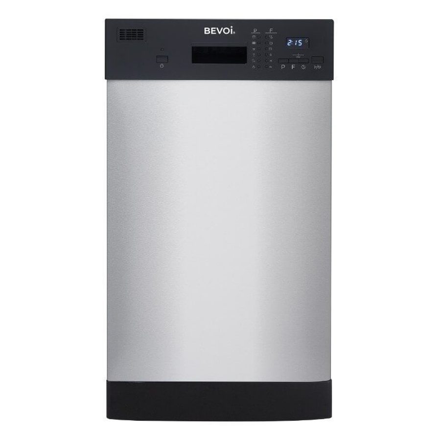 Bevoi DDV18BEVSS 18" Built-In Front Control Standard Built-In Dishwasher in Stainless Steel