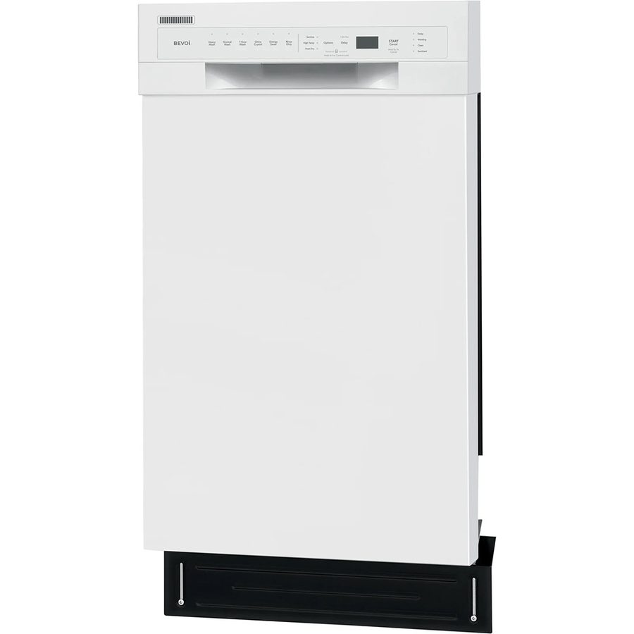 Bevoi DDV18BEVWW 18" Built-In Front Control Standard Built-In Dishwasher in White