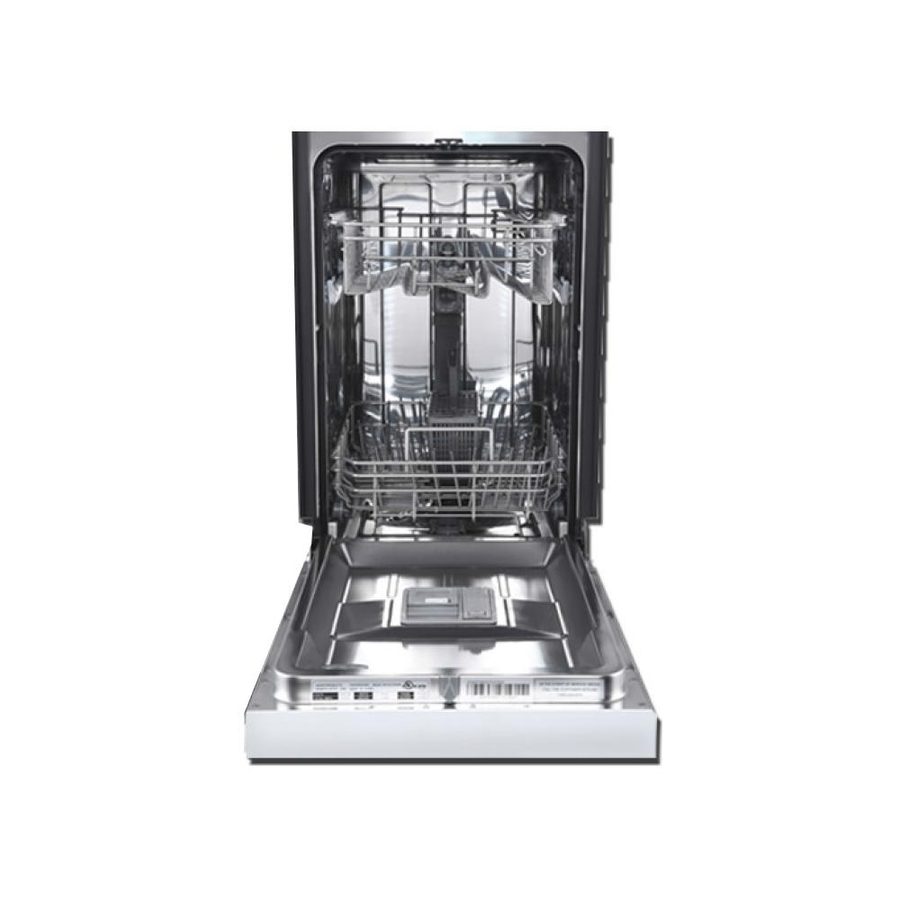 Bevoi DISHV18BEEWW 18" Built-In Front Control Standard Built-In Dishwasher in White