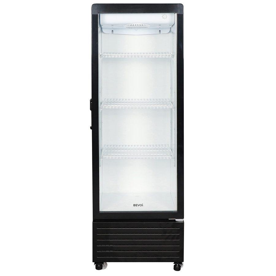 Bevoi DSPREF49BEV 4.9 cubic Ft. Single Door Display Refrigerator in Black