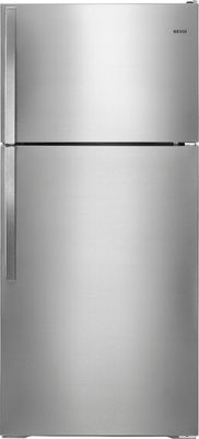 Bevoi BVIREF14SS 14.3 cubic Ft. Top-Freezer Refrigerator in Stainless Steel