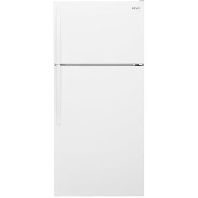 Bevoi BVIREF14W 14.3 cubic Ft. Top-Freezer Refrigerator in White