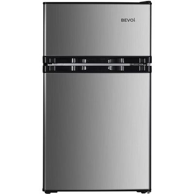 Bevoi CMPB31HSS 3.1 cubic Ft. Compact Top-Freezer Refrigerator in Stainless Steel