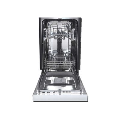 Bevoi DISHV18BEEWW 18" Built-In Front Control Standard Built-In Dishwasher in White