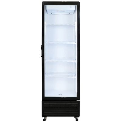 Bevoi DSPREF100BEV 10.0 cubic Ft. Single Door Display Refrigerator in Black