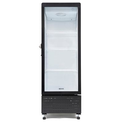 Bevoi DSPREF76BEV 7.6 cubic Ft. Single Door Display Refrigerator in Black